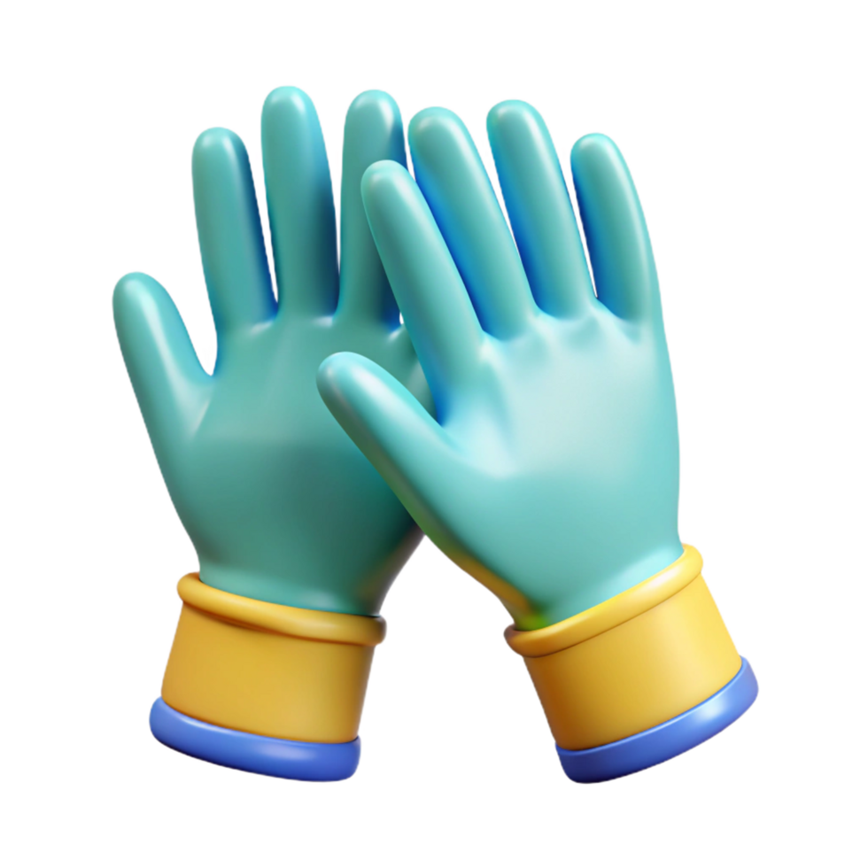 coveted abstract Surgical gloves NO BACKGROUND with Transparent Background. detailed png