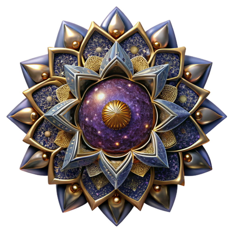 stunning minimalist Mandala Ornament with Intricate Details Transparent genuine png