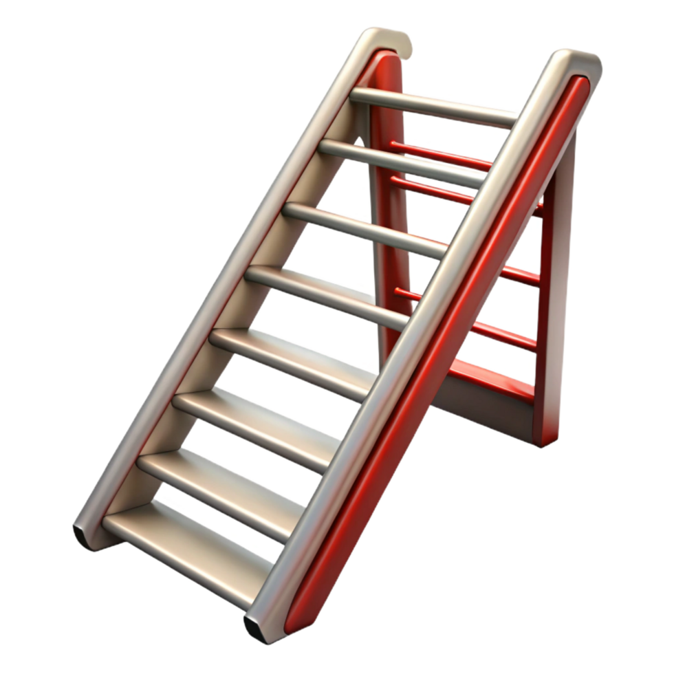 beautiful unforgettable Fire escape ladder, metal, NO BACKGROUND with Transparent Background. png