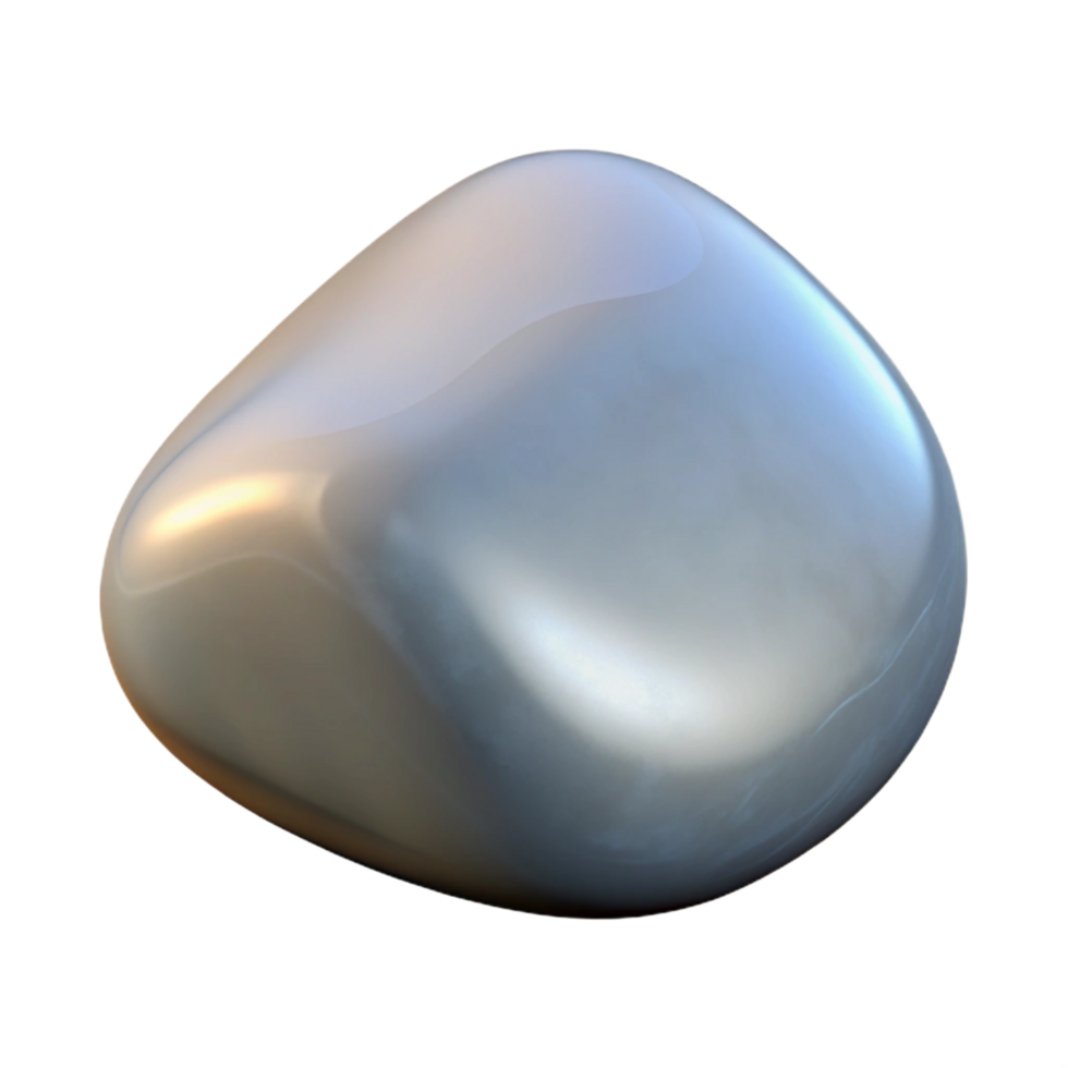 alluring abstract Smooth river stone NO BACKGROUND with Transparent Background. precision png