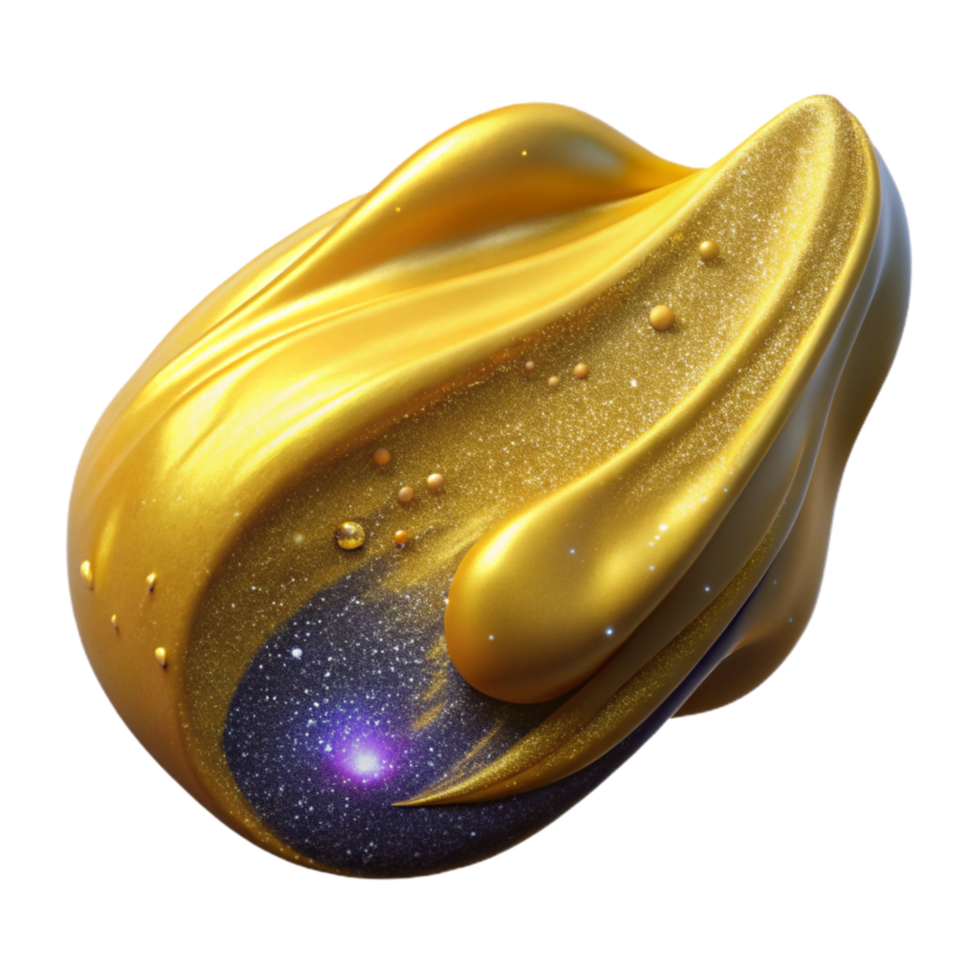 beautiful creative Mustard Yellow Paint Stroke Isolated authentic png