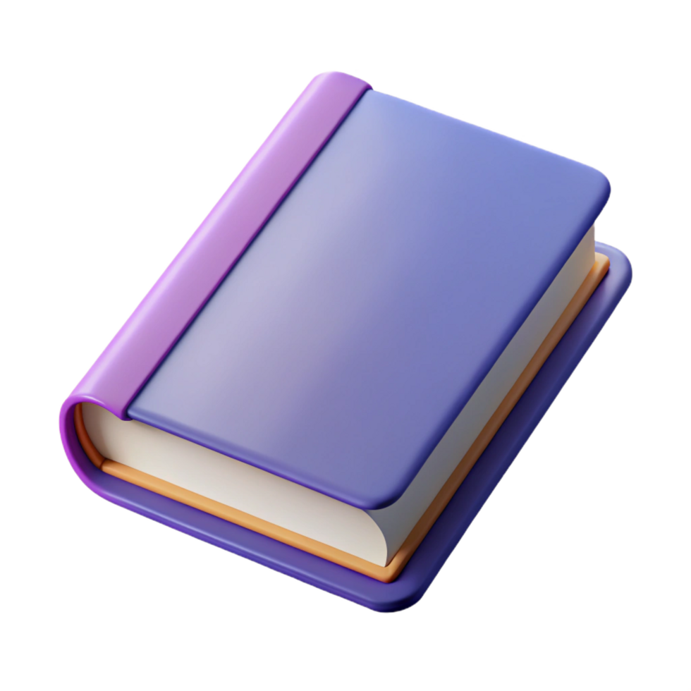 breathtaking baroque Book with a blank cover, NO BACKGROUND with Transparent Background. refined png