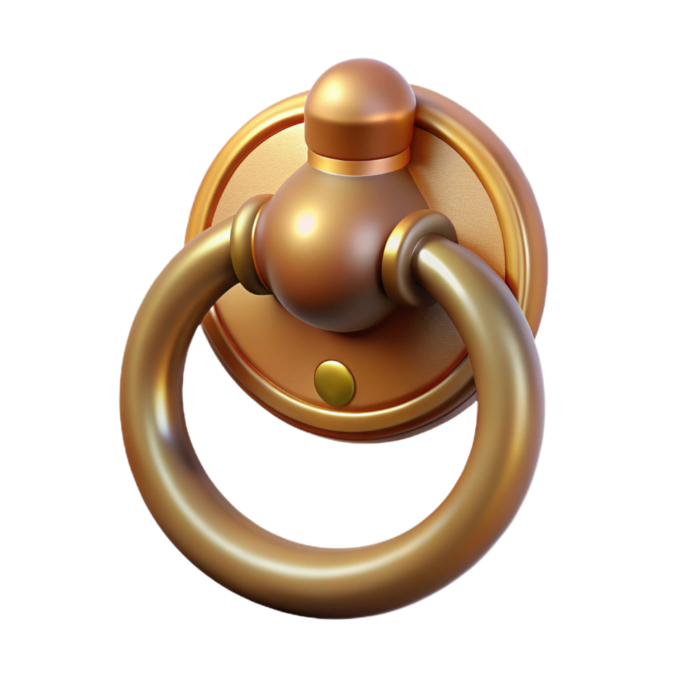 acclaimed rustic Colonial house door knocker, NO BACKGROUND with Transparent Background. impeccable png