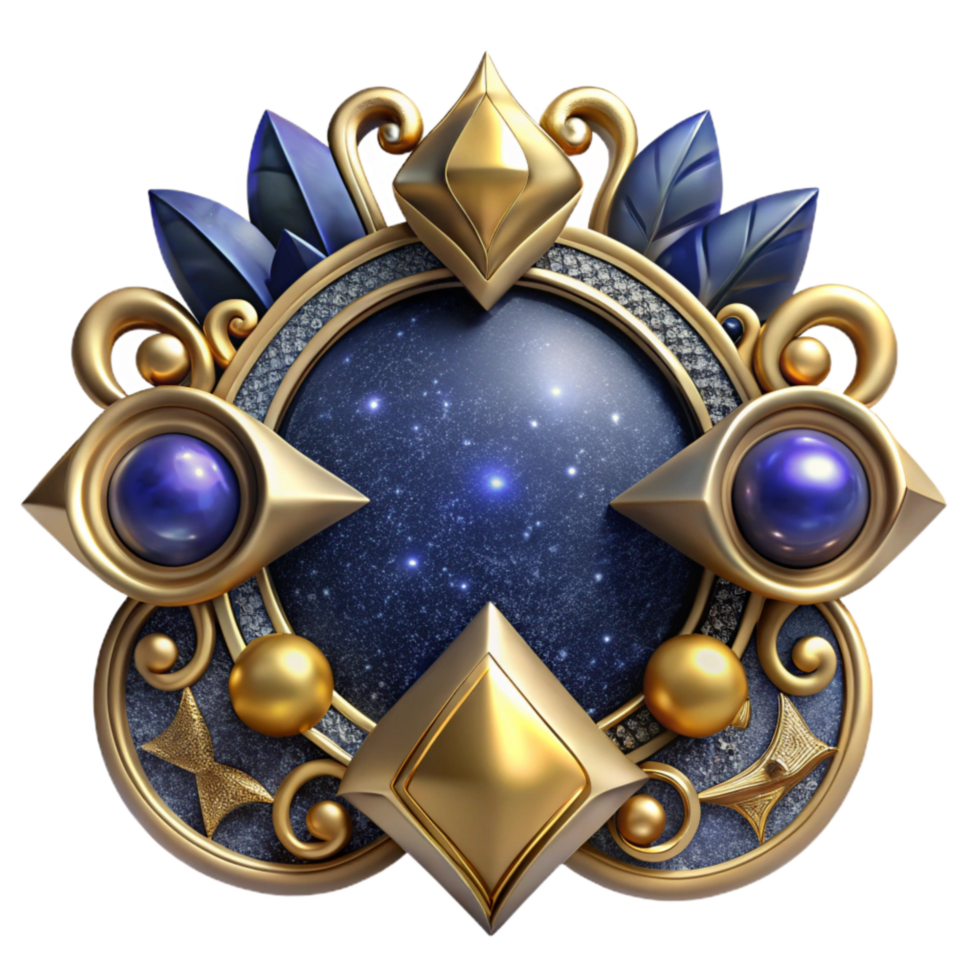 stunning rustic Ornamental Border Iconography Isolated with Elegant Design detailed png