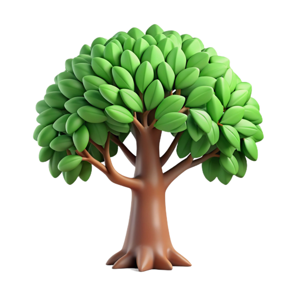 dramatic energetic surreal Tree with leaves leaves cropped out NO BACKGROUND with Transparent Background. masterfully captured png