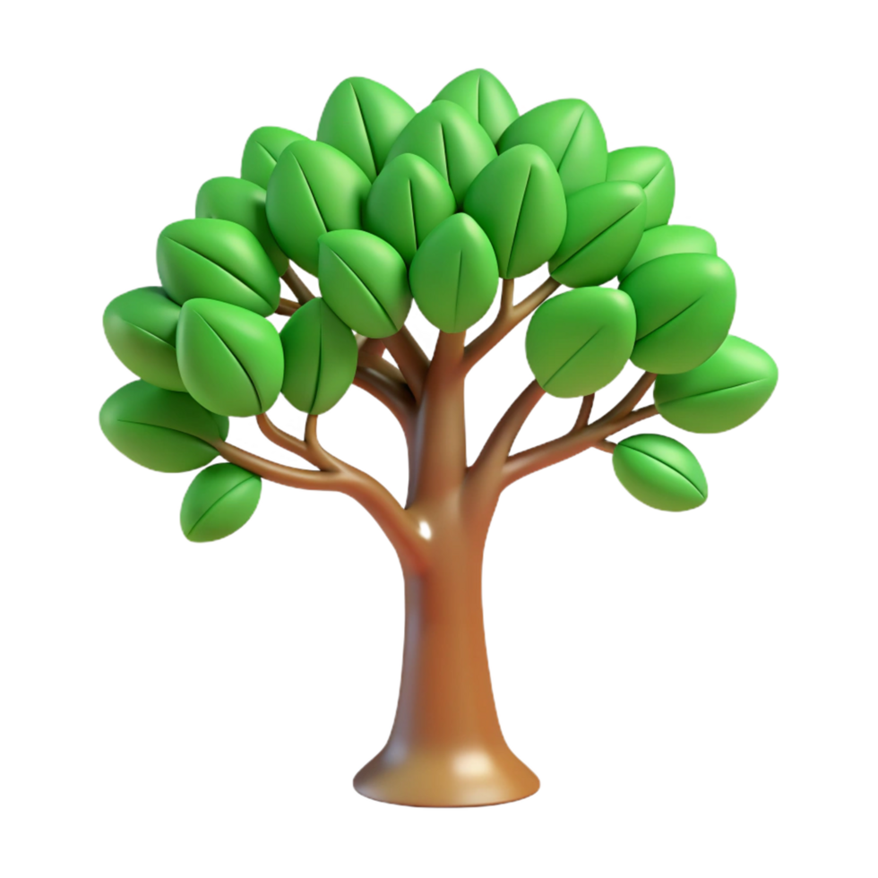 beautiful nordic Tree with leaves leaves cropped out NO BACKGROUND with Transparent Background. sharp png