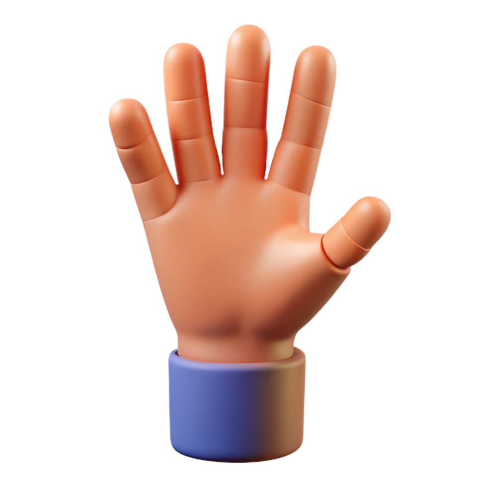bold elegant Human hand gesturing NO BACKGROUND with Transparent Background. sharp png