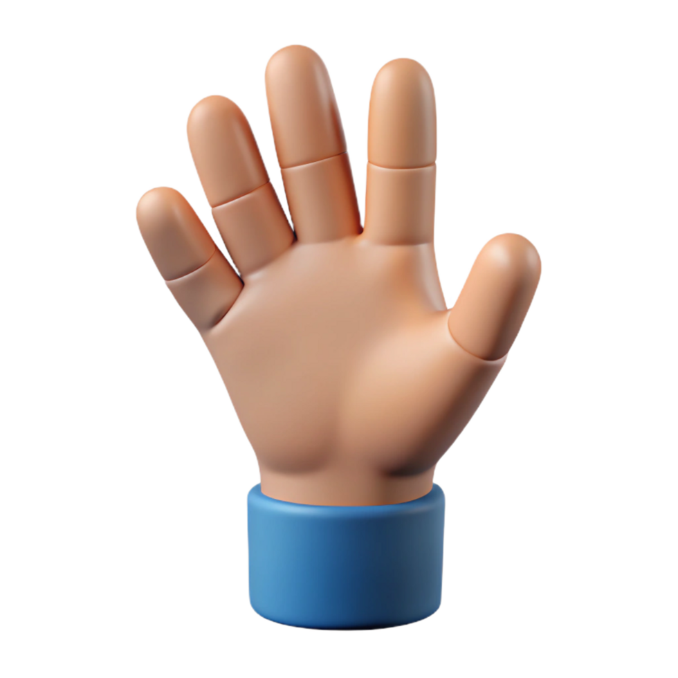 alluring renaissance Human hand gesturing NO BACKGROUND with Transparent Background. high resolution png