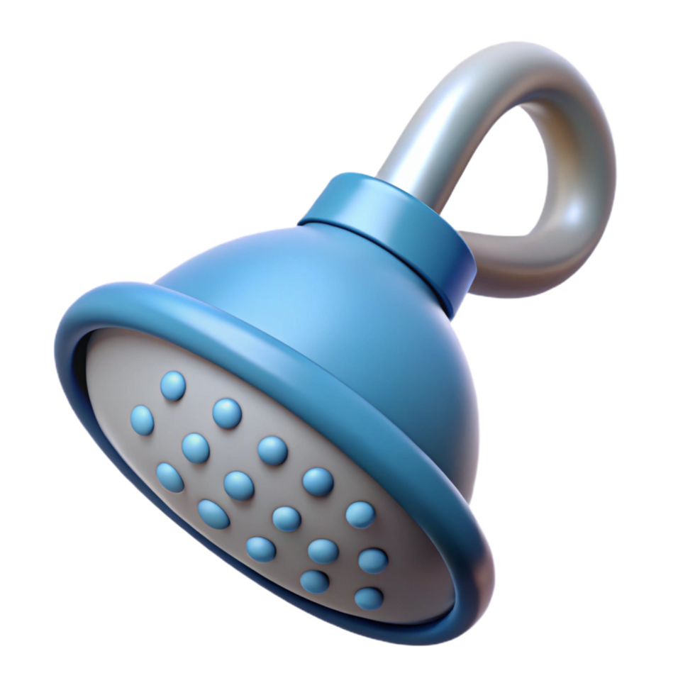 captivating nostalgic gothic Shower head, NO BACKGROUND with Transparent Background. professional png