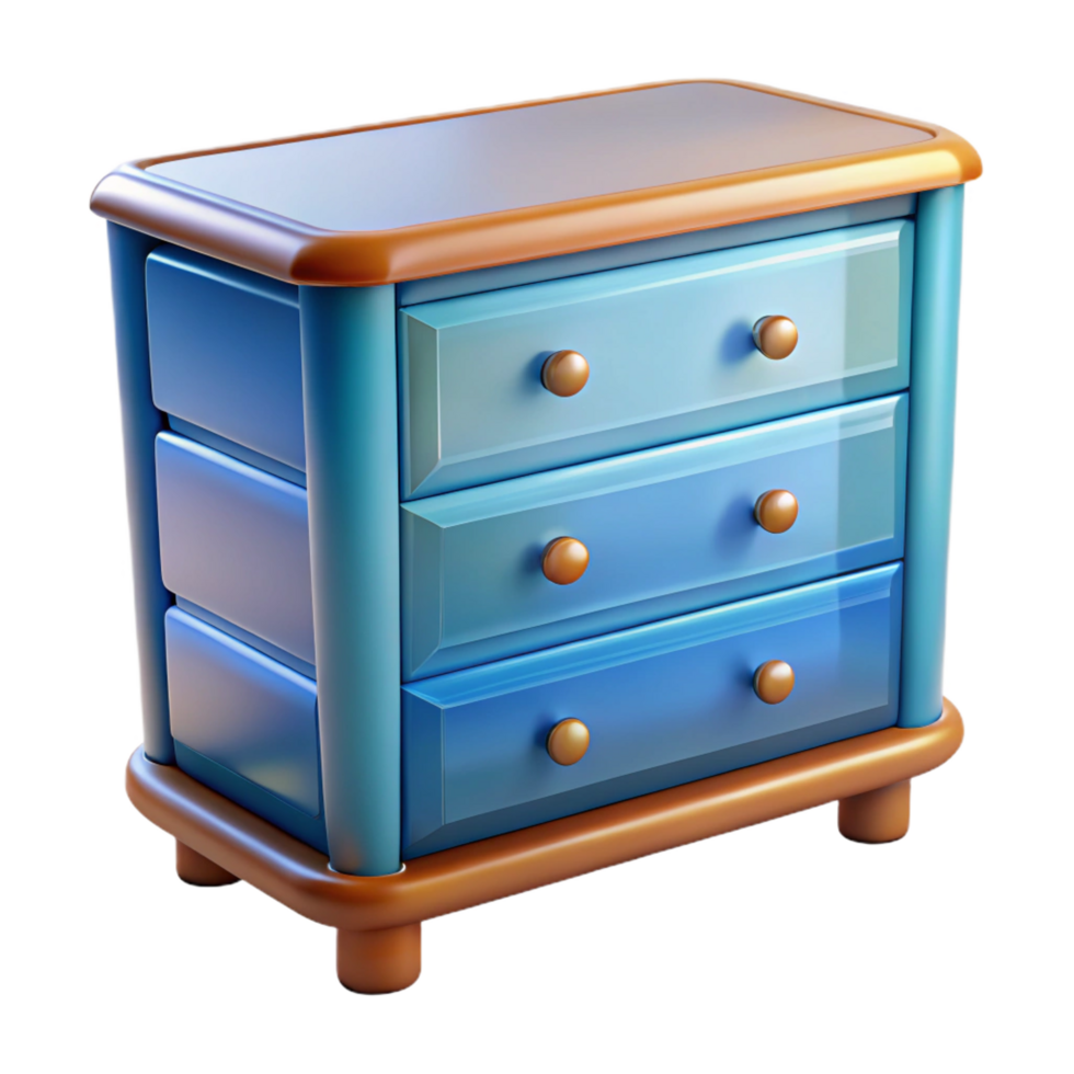 captivating standout Dresser, NO BACKGROUND with Transparent Background. png