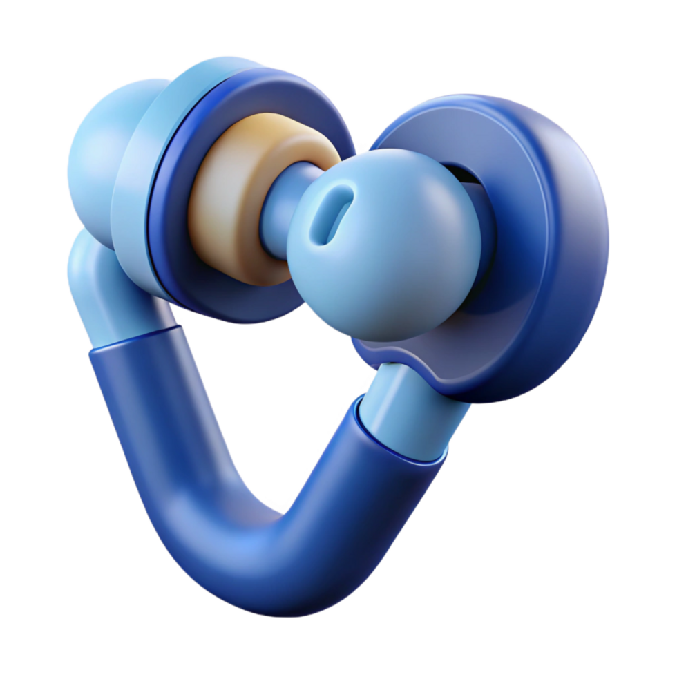 dramatic exquisite Wireless earbuds Bluetooth connected in ear NO BACKGROUND with Transparent Background. exclusive png
