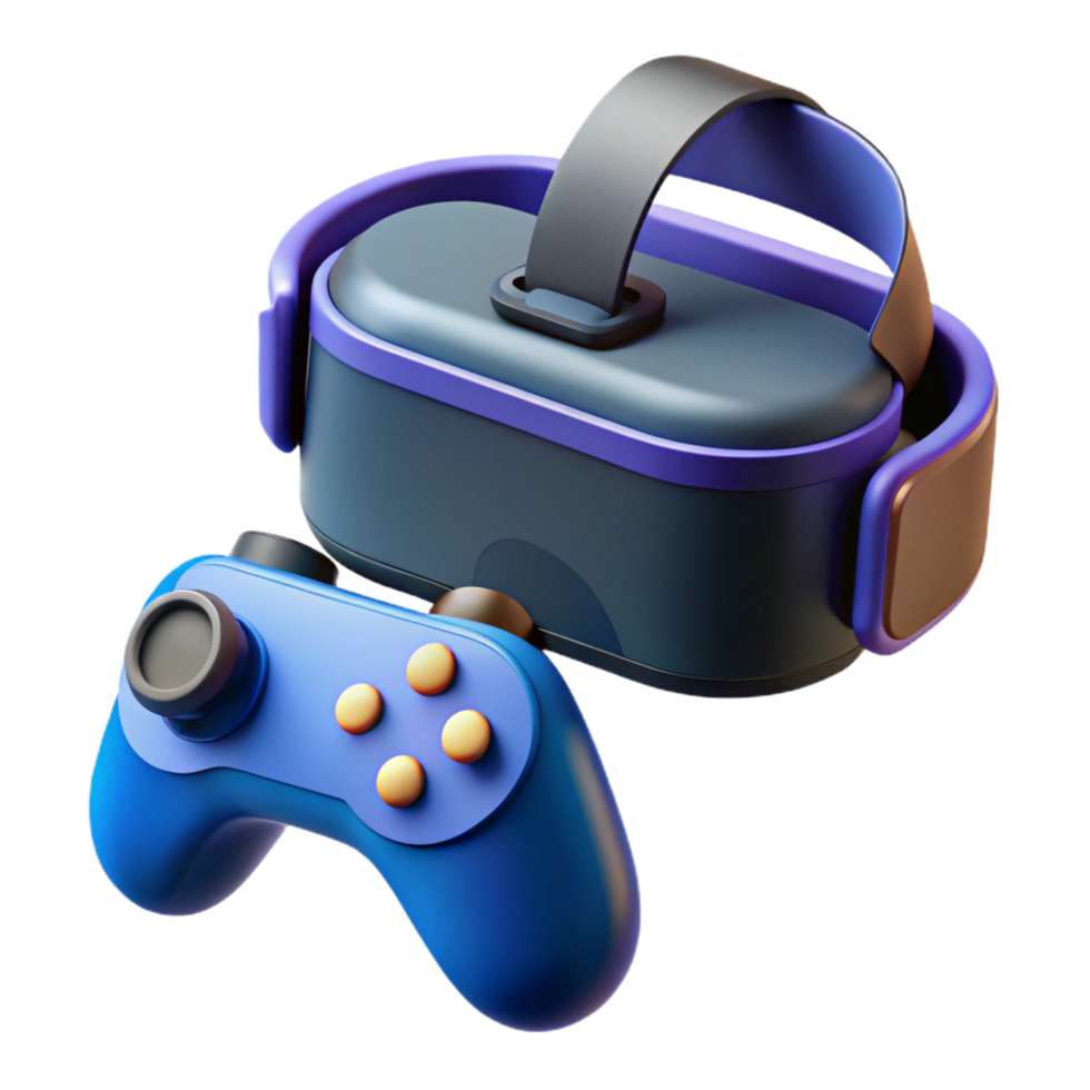 dazzling standout VR headset controller virtual reality gaming NO BACKGROUND with Transparent Background. png
