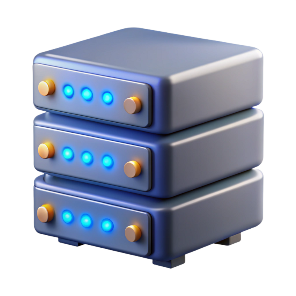 captivating acclaimed Server rack with blinking lights data center NO BACKGROUND with Transparent Background. png