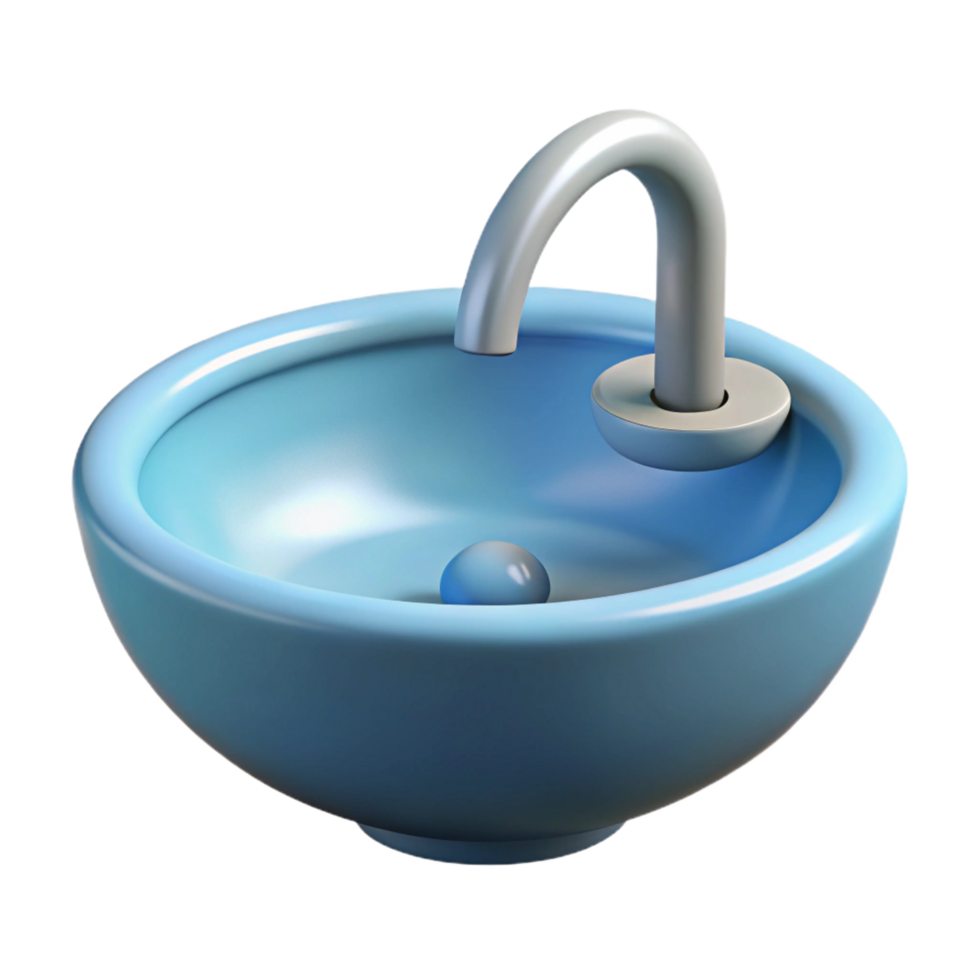 acclaimed gothic Sink, porcelain, NO BACKGROUND with Transparent Background. flawless png