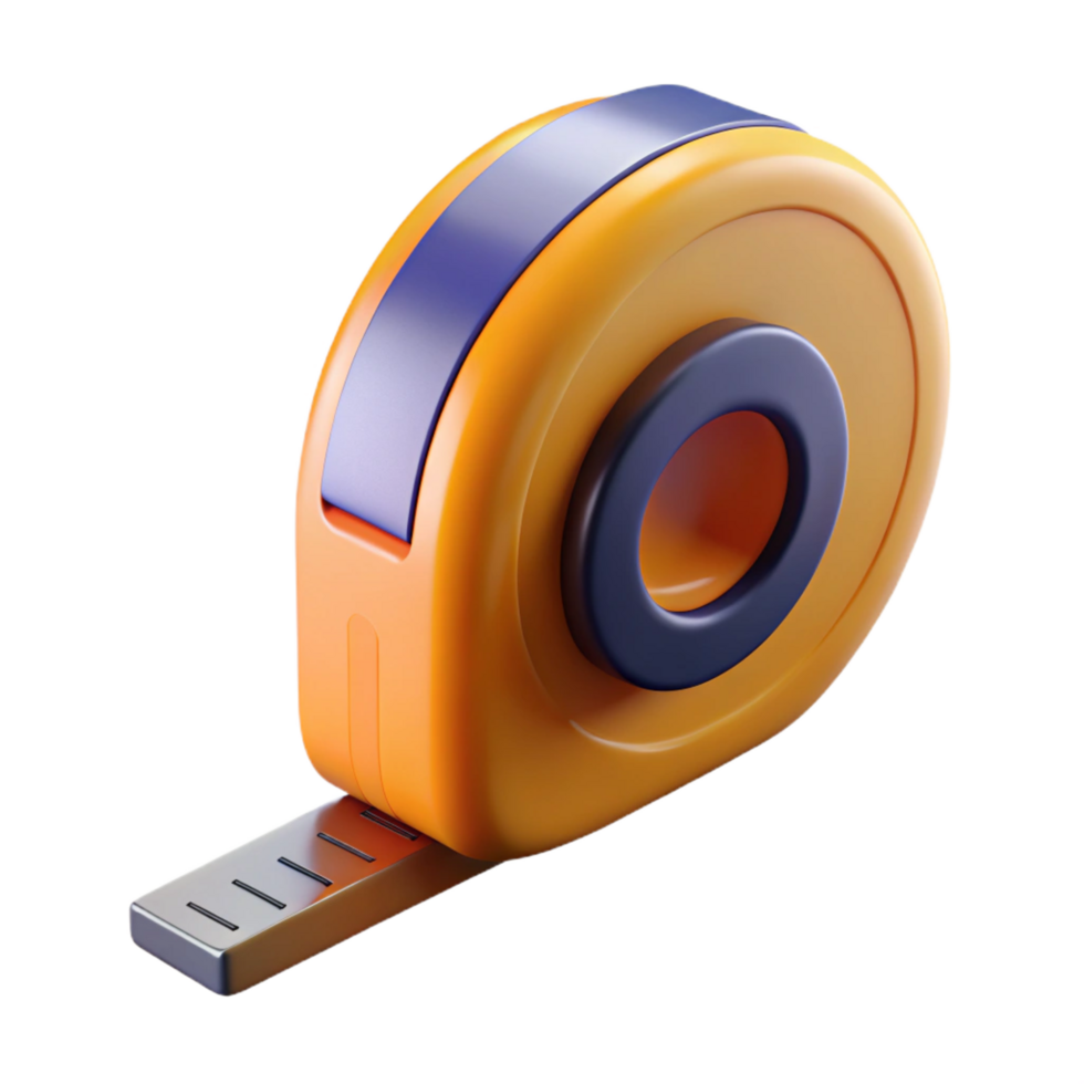 dazzling romantic nordic Tape measure, NO BACKGROUND with Transparent Background. ultra HD png