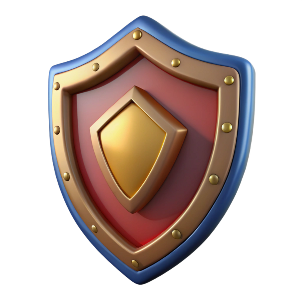 distinctive coastal A stylized medieval shield, emblazoned with a heraldic symbol. NO BACKGROUND with Transparent Background. genuine png