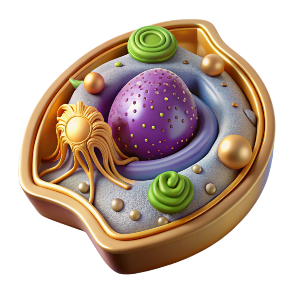 vibrant rustic Plant Cell Diagram Labeled Cutout genuine png