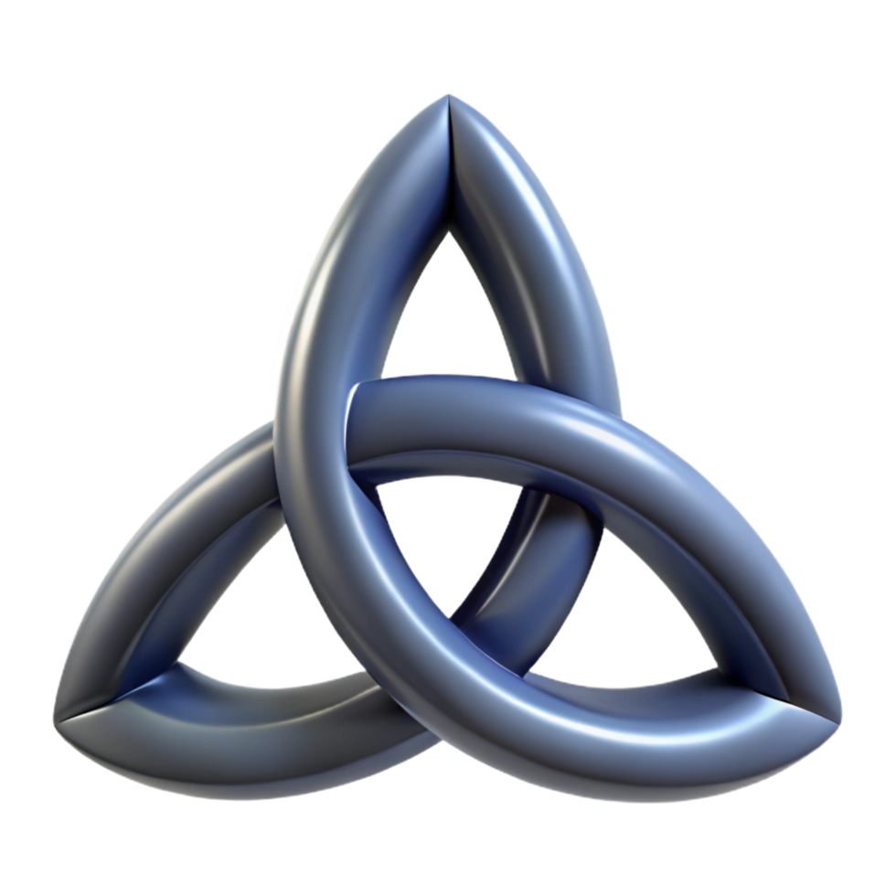 alluring distinctive Triquetra, Celtic symbol NO BACKGROUND with Transparent Background. png