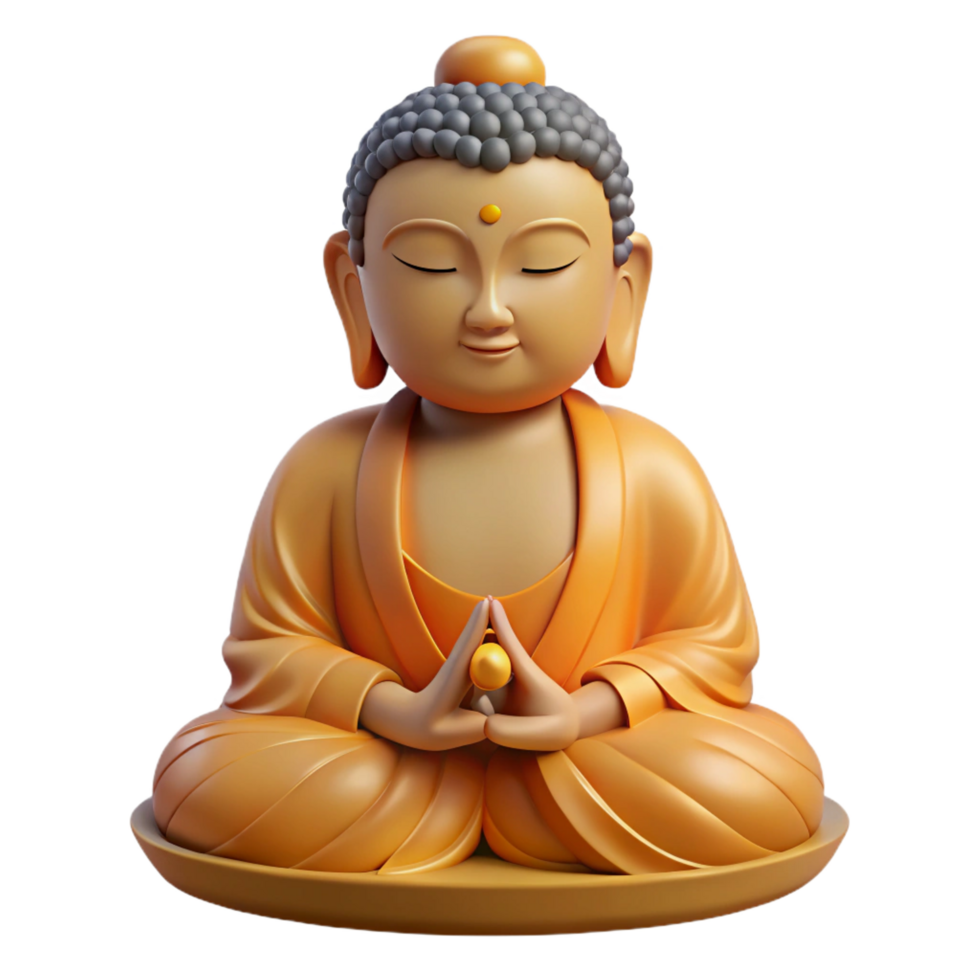 breathtaking signature Buddha statue NO BACKGROUND with Transparent Background. png