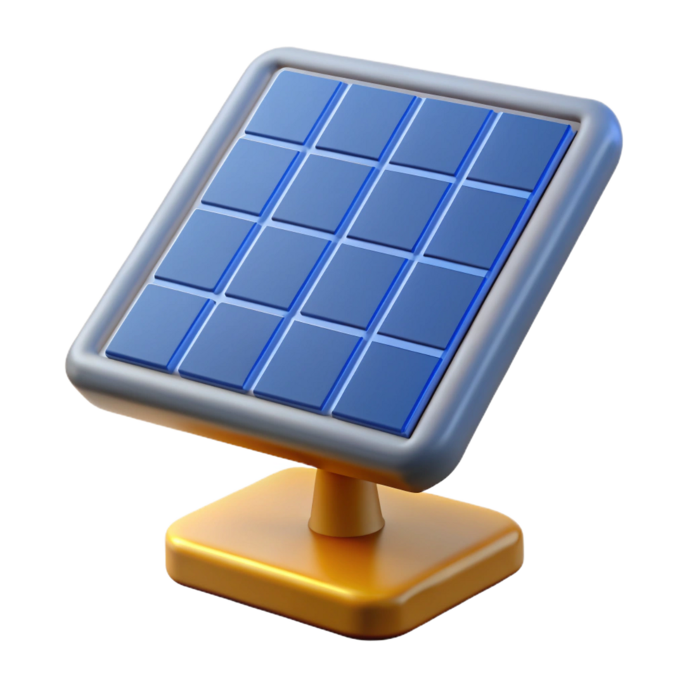 calm enchanting Solar panel, NO BACKGROUND with Transparent Background. ultra HD png