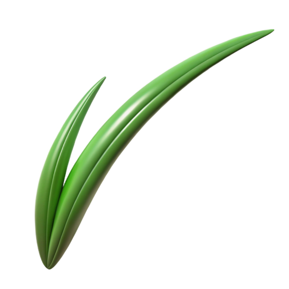 bold enchanting Blade of grass NO BACKGROUND with Transparent Background. 4K png