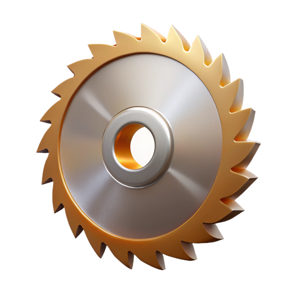 dreamy dazzling Circular saw blade NO BACKGROUND with Transparent Background. 8K png