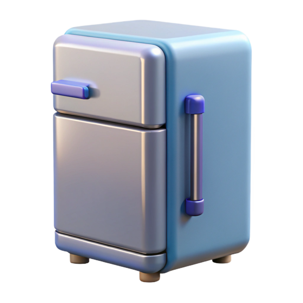 coveted creative Refrigerator NO BACKGROUND with Transparent Background. expertly shot png