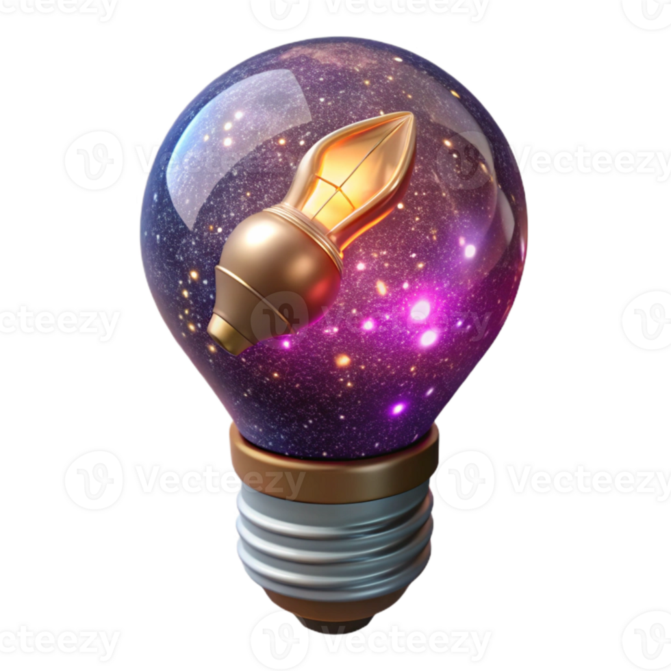 stunning artistic Retro Light Bulb Filament Visible Cutout original png