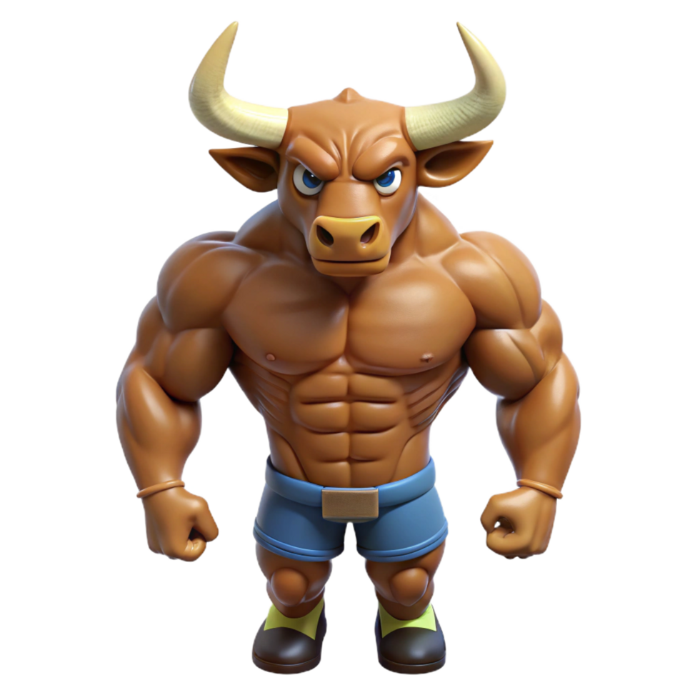 acclaimed victorian Minotaur, bull-headed humanoid, muscular, NO BACKGROUND with Transparent Background. refined png