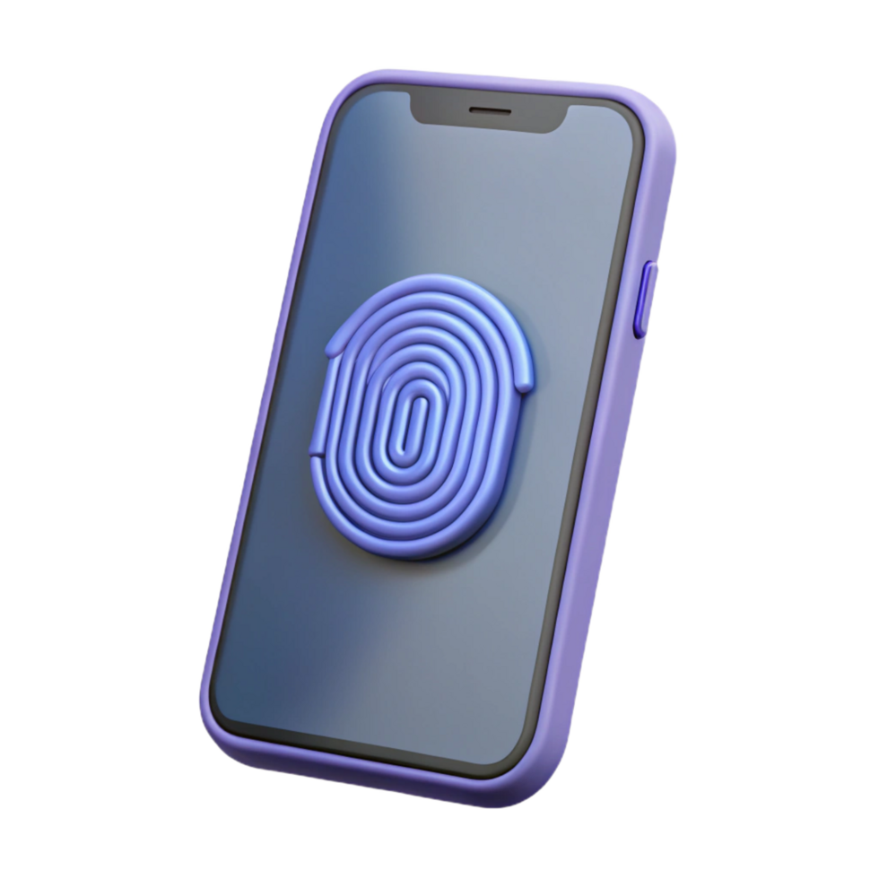 acclaimed urban Smartphone with fingerprint sensor NO BACKGROUND with Transparent Background. perfect clarity png