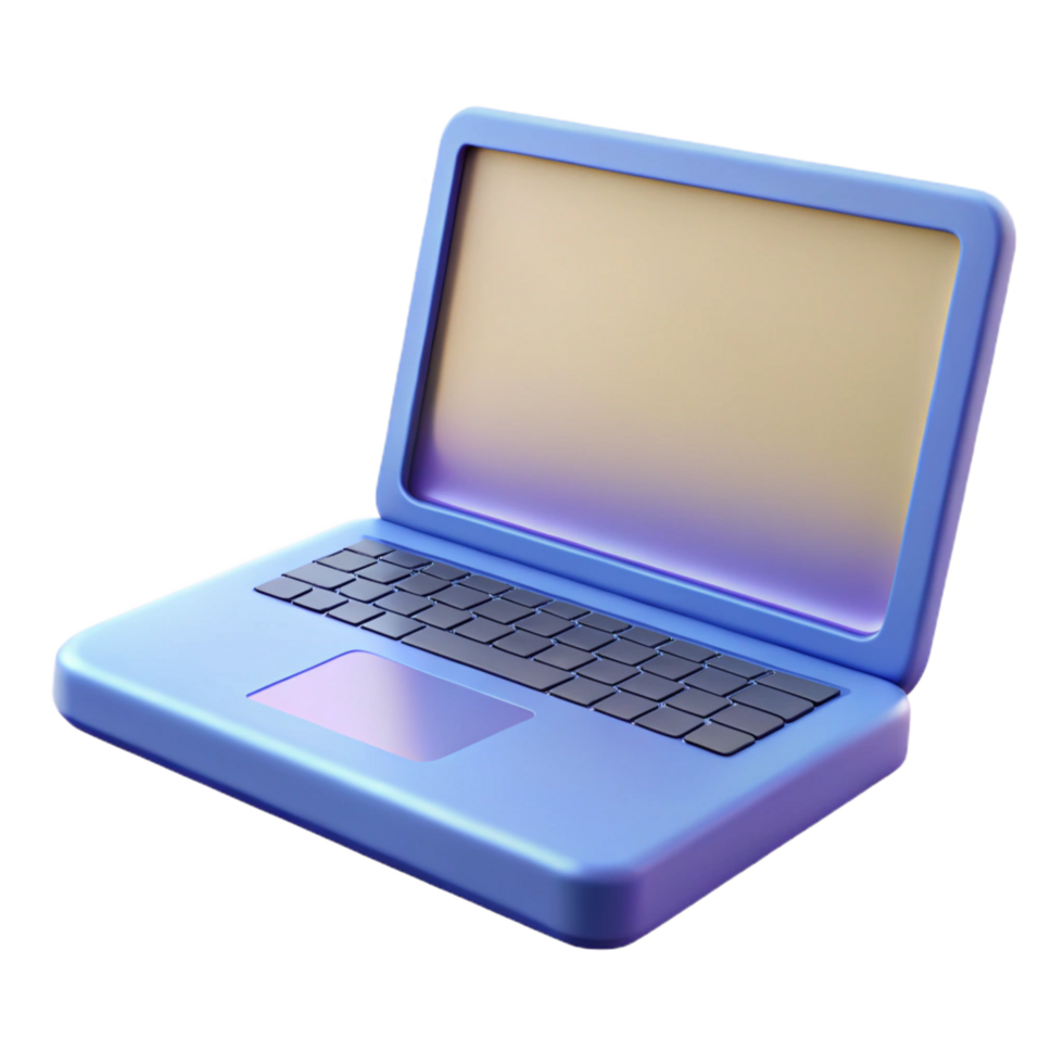 captivating elegant Laptop with closed lid NO BACKGROUND with Transparent Background. 4K png