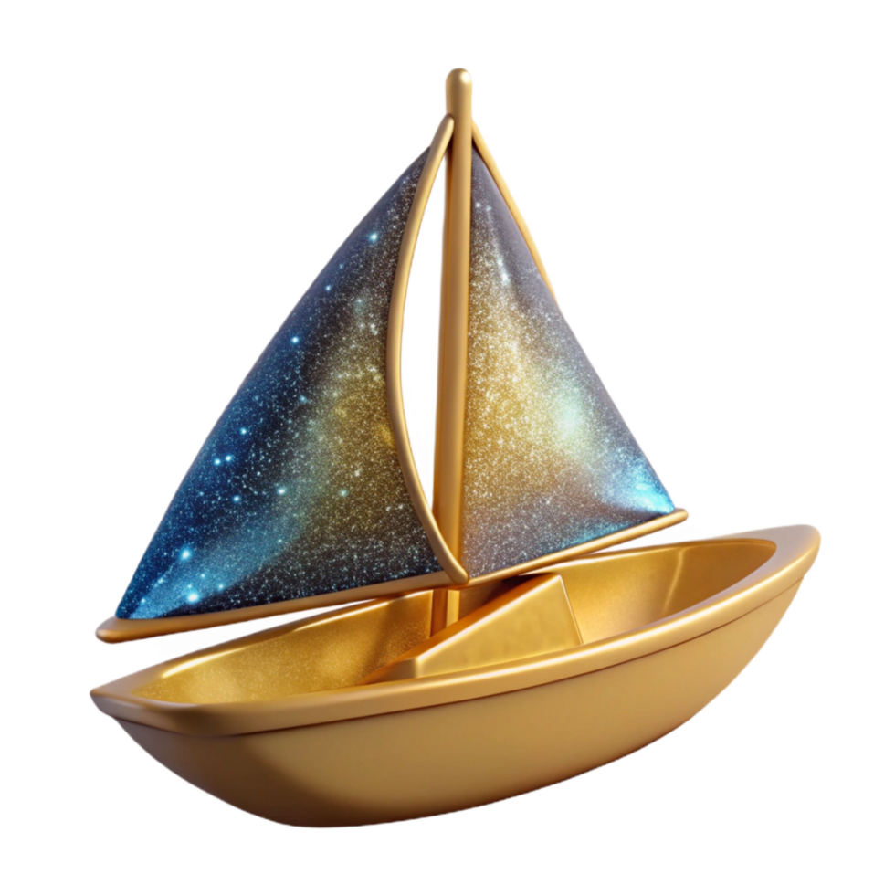 magnificent minimalist Sailboat Side Angle Isolated Cutout high resolution png