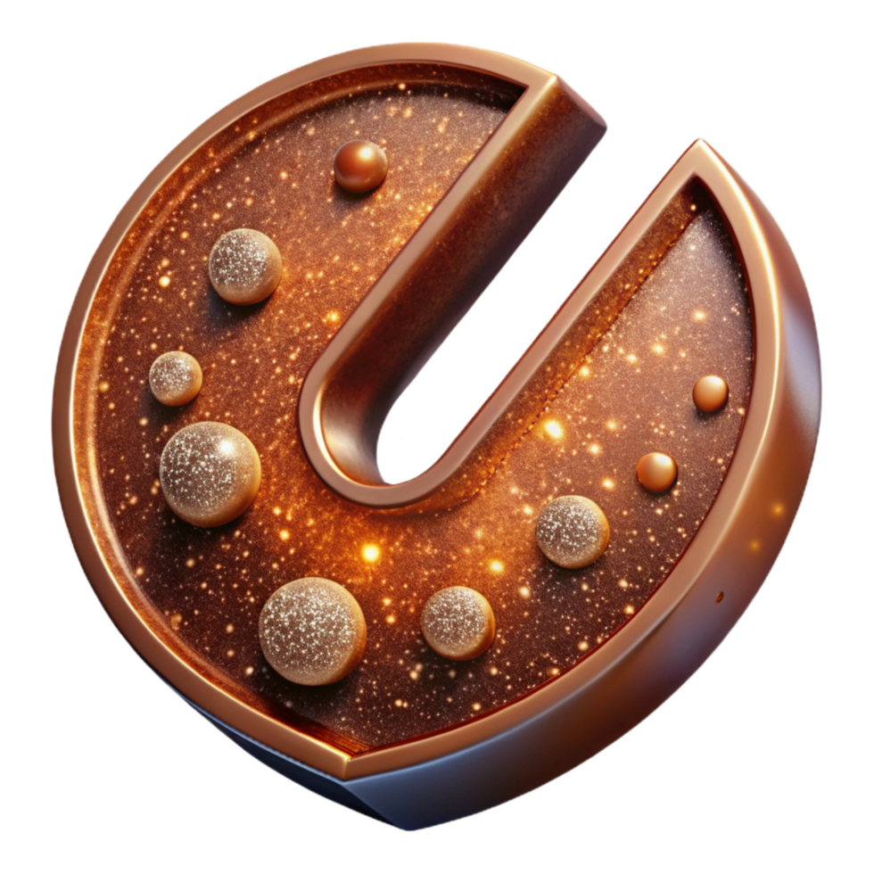 wonderful minimalist Rust Modern Font Iota Symbol Isolated on Transparent Background professional png