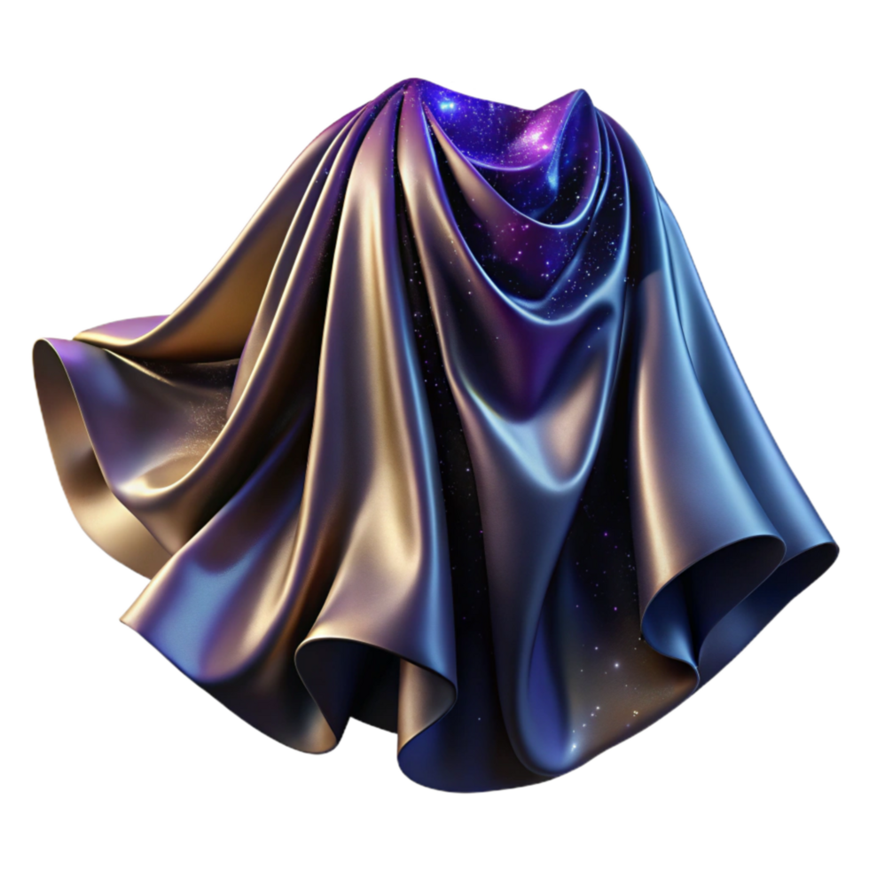stunning rustic Satin Fabric Drape Cutout Isolated professional png