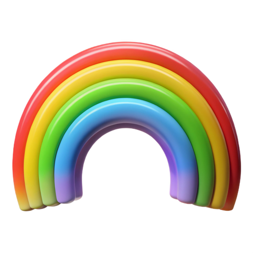 breathtaking inspired Rainbow NO BACKGROUND with Transparent Background. png