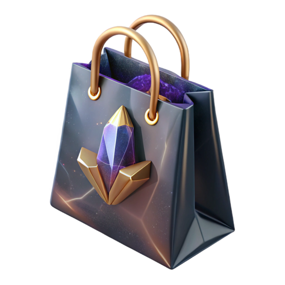 wonderful contemporary Shopping Bag Side Angle Transparent Background original png