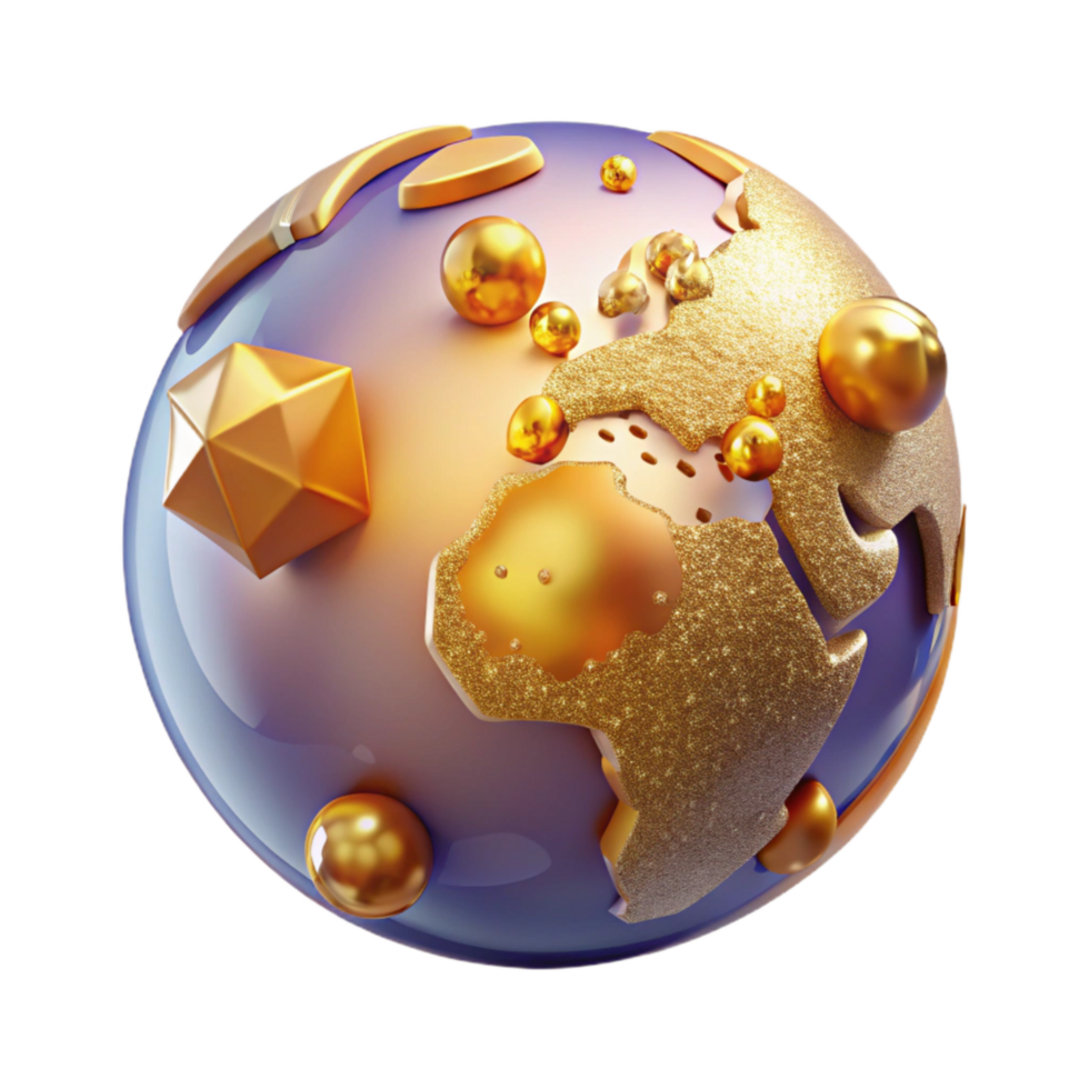 elegant classic Simple World Map Symbol Transparent high quality png