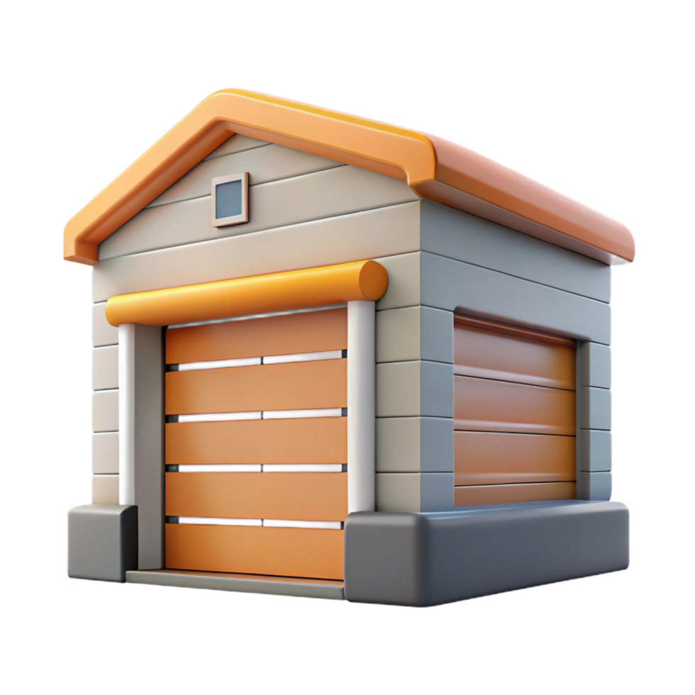 captivating abstract Garage door, sectional, automatic, NO BACKGROUND with Transparent Background. impeccable png