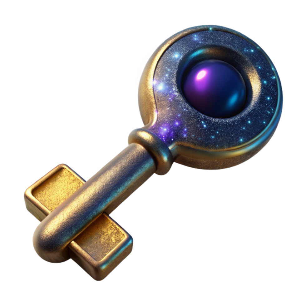 stunning modern Single Key Top View Isolated Element high quality png
