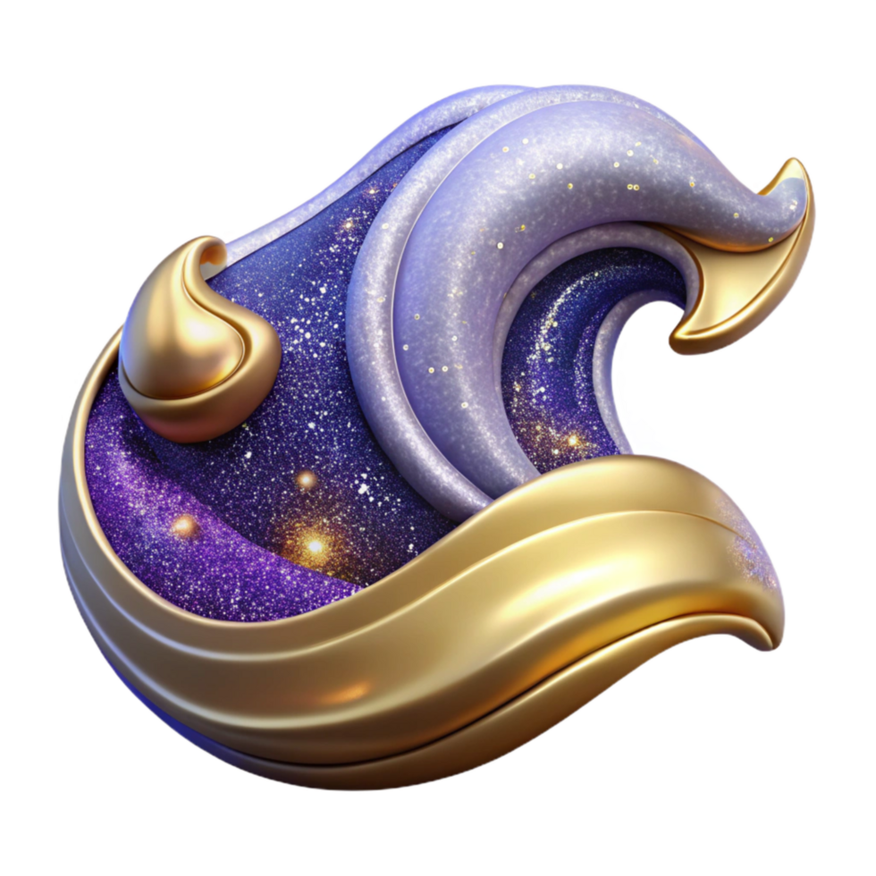 extraordinary abstract Sketch Style Wave Iconography Cutout Transparent Background professional png