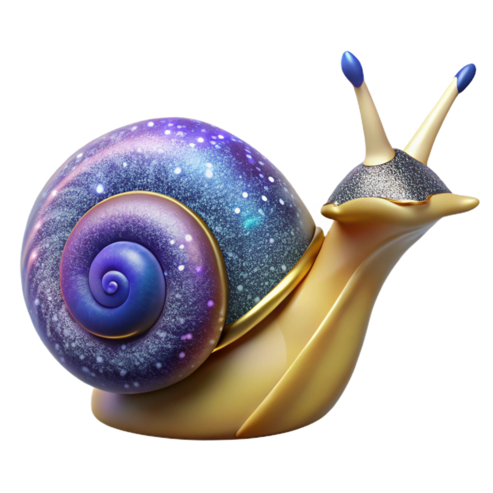 stunning traditional Snail Side View Transparent Background professional png