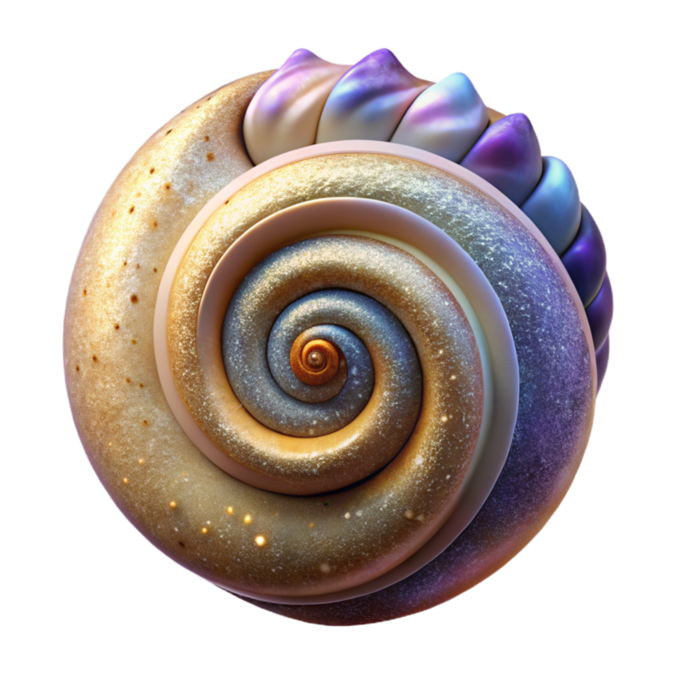 wonderful creative Spiral Shell Isolated Seashell Texture Natural Design genuine png