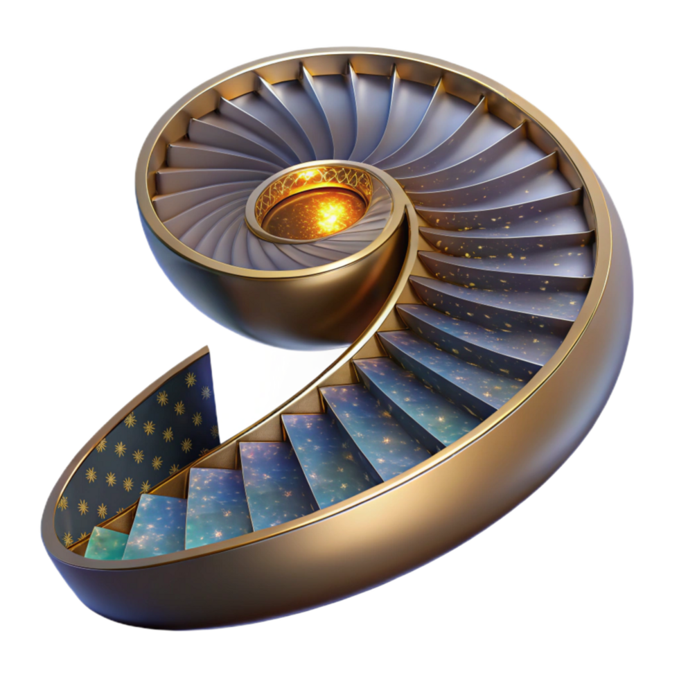 dramatic traditional Spiral Staircase Illusion Upward Movement Transparent exclusive png