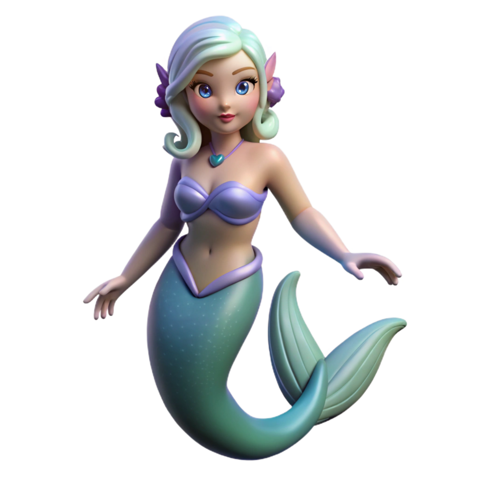 acclaimed geometric Siren, mythical creature, alluring voice, NO BACKGROUND with Transparent Background. high quality png