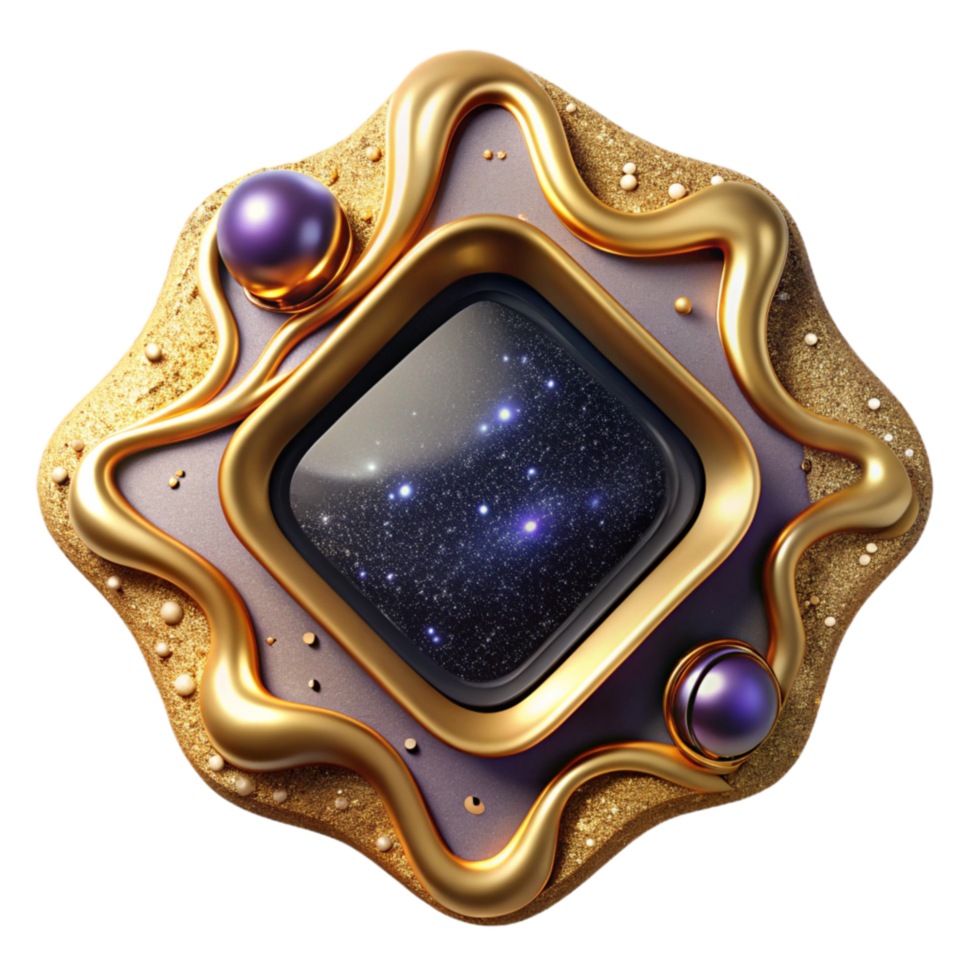 magnificent minimalist Square Frame Top View Cutout Isolated original png