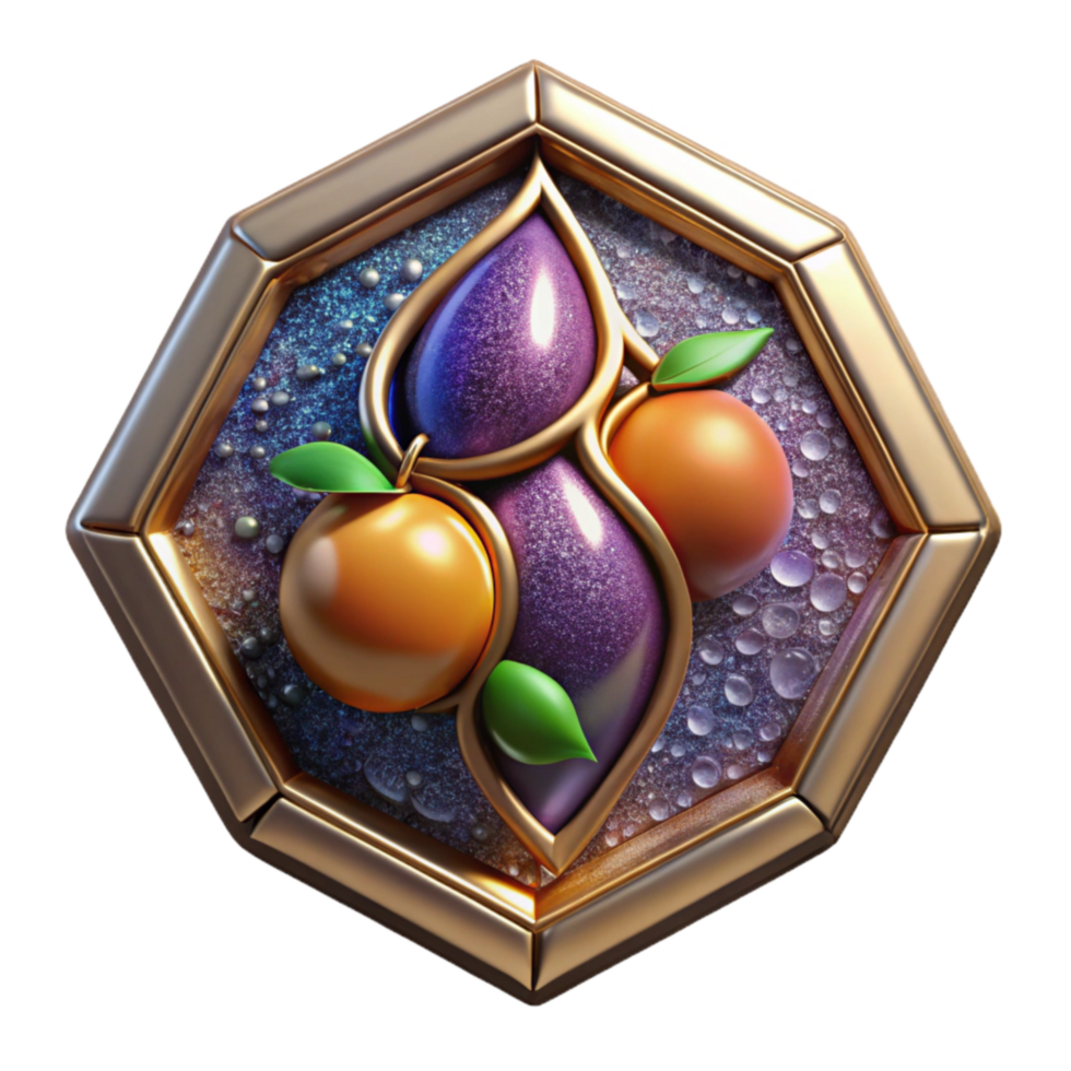 vibrant artistic Stained Glass Panel with Grapevine Motif Isolated genuine png