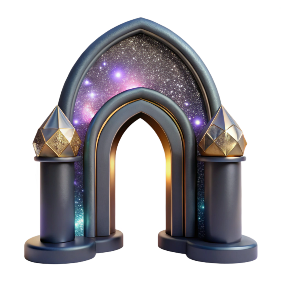 extraordinary artistic Symmetrical Archway Architectural Feature Transparent Background professional png