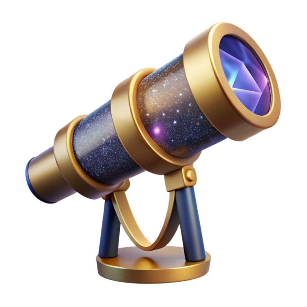 impressive classic Telescope Side Angle Transparent Background png