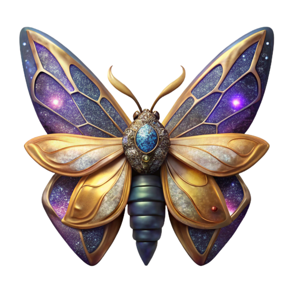 serene classic Tiger Moth Wings Intricate Symmetry Cutout original png
