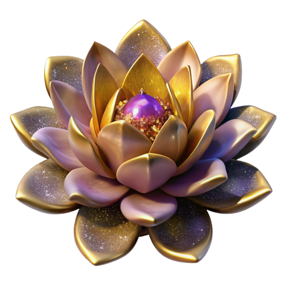 wonderful artistic Time Lapse of Blooming Flower Isolated high quality png